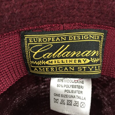 Vintage Callanan Felt Wool Blend Fedora Cloche Hat Womens  display picture 2