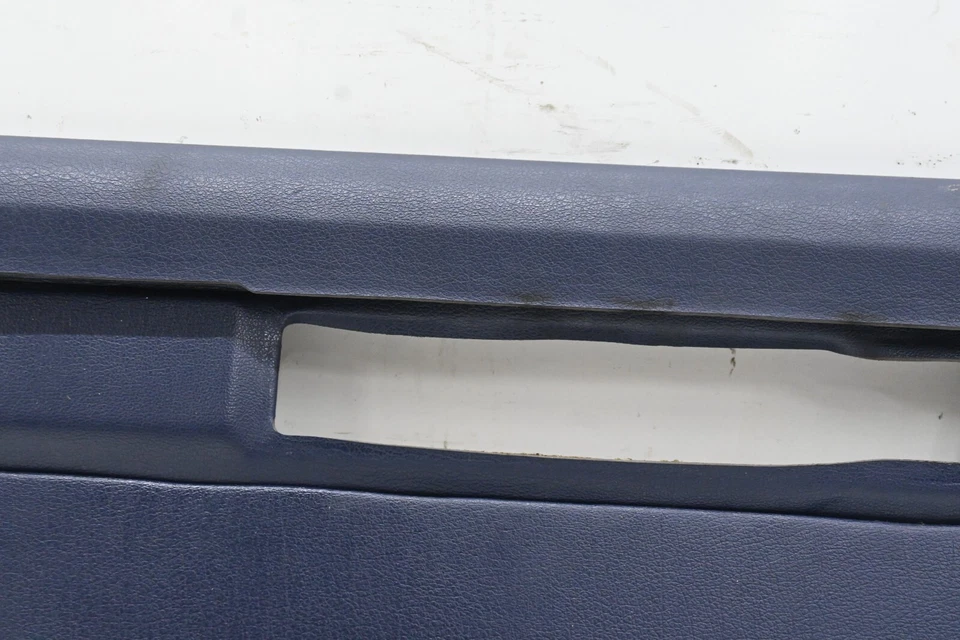 ⭐ 89-95 Bmw E34 Serie 5 Trasero Izquierdo Interior Puerta Panel Cubierta Vinilo Azul Oe Foto 3 de 4
