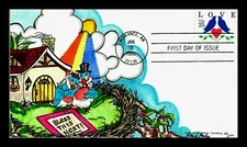 2440 25c Stamp (1990) ANNUAL LOVE USPS FDC HD/HP BY PASLAY CLASSIC CACHETS