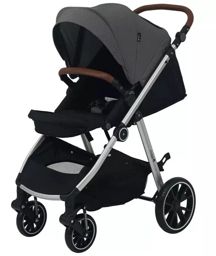 CUGGL EBONY DELUXE PUSHCHAI car seat adapters, rain cover, RRP £160