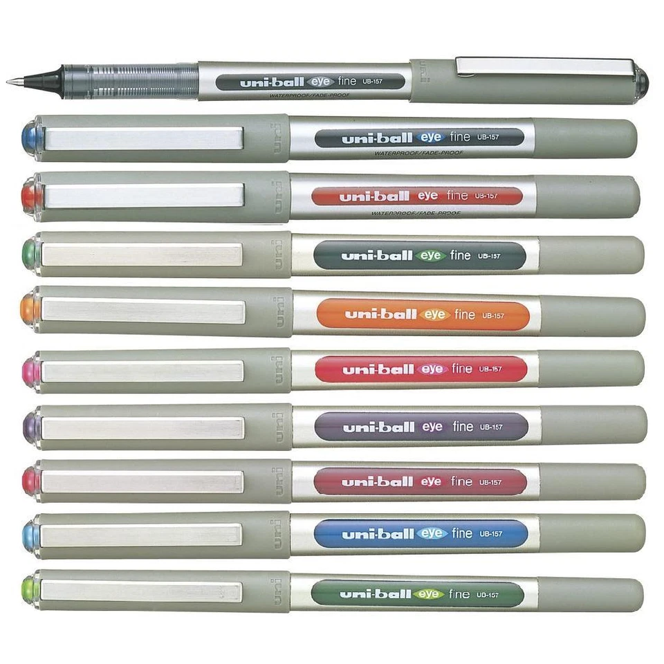 UNI-BALL UNIBALL EYE ROLLERBALL 0.7mm PEN UB157 Many Colours MADE IN JAPAN