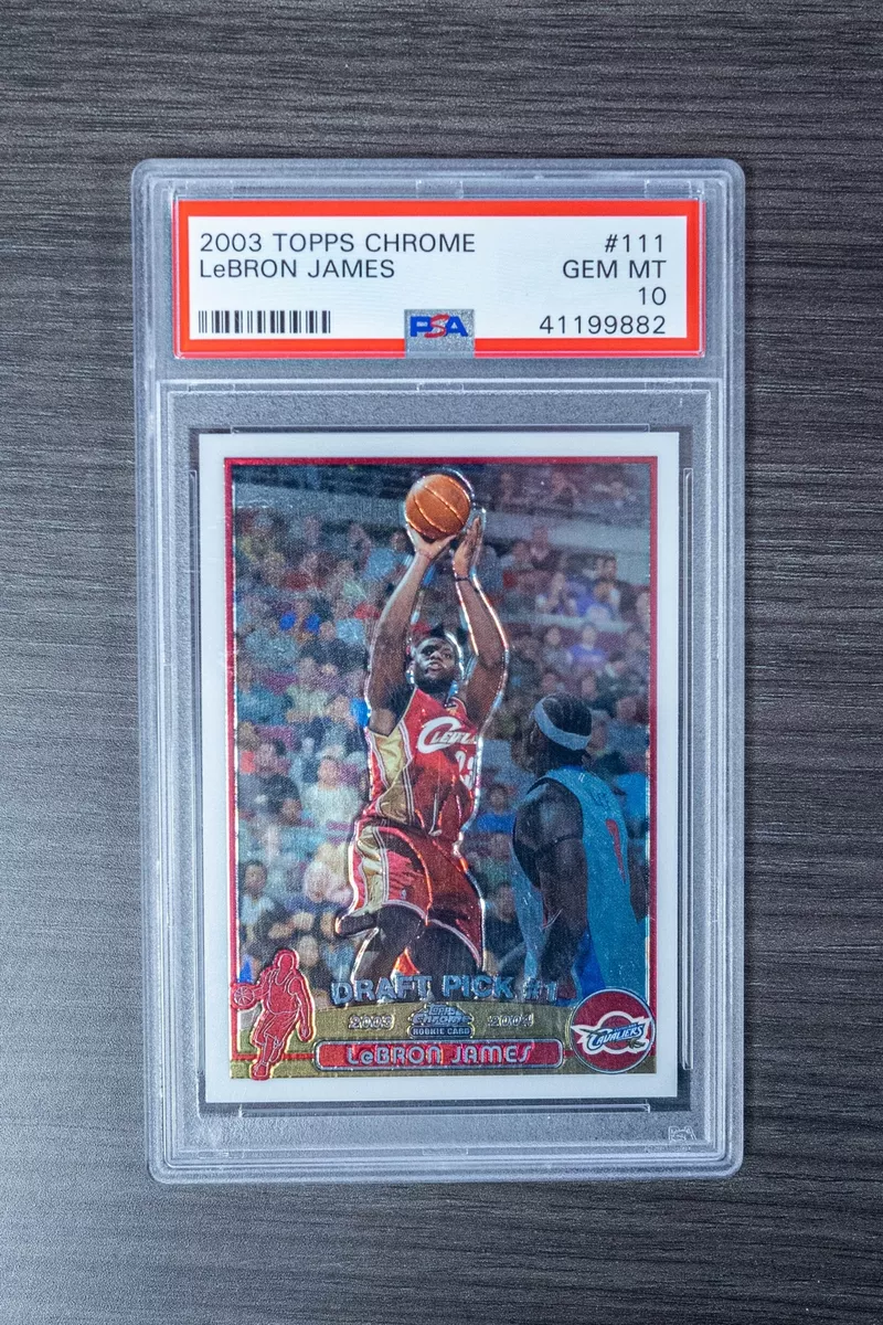 Lebron James rc topps