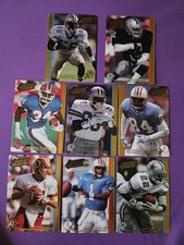 8 BRAILLE 1992 FOOTBALL ACTION PACKED CARDS