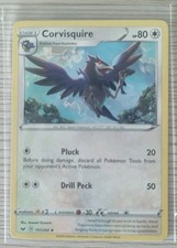 Pokemon TCG: Corvisquire 151/202, Sword & Shield Base Set, Uncommon Regular Card