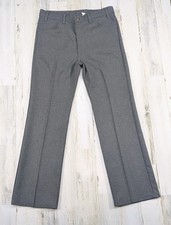 Vintage Levis Pants Mens Fits 35x31 Gray 517 Stay Prest Scovill USA Made*