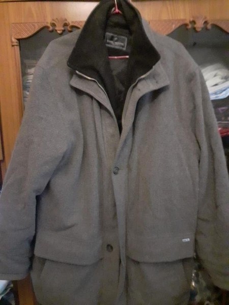 Men Daniel Hechter Jacket Grey Wool 50 / 5XL / 58