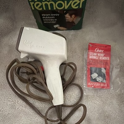 Oster Steam Wand Wrinkle Remover Handheld Corded Garment Steamer White