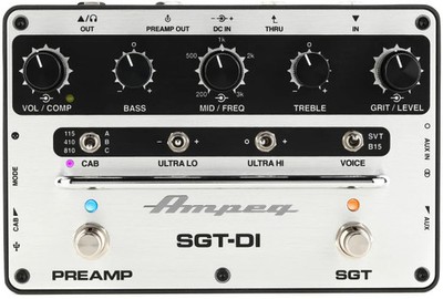 Ampeg SGT-DI Bass Preamp Pedal and DI