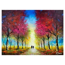 Mark Braver, Original Acrylic Painting on Canvas, Hand Signed with Letter of Aut