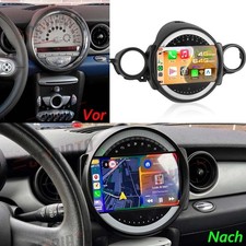 F�r BMW Mini Cooper R56 2007-2013 Android 15 Car Play Autoradio Navi DSP 4G+64GB