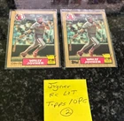 WALLY JOYNER ROOKIE CARD LOT (1987 TOPPS & 1987 OPC)........2 DIFFERENT
