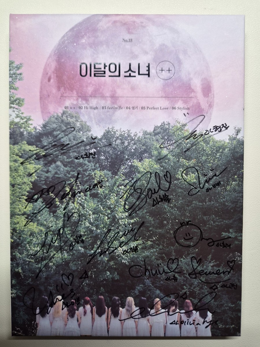 LOONA [+ +] All Member Autographed Signed Limited Album Unique | eBay