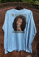 Unworn 1984 Bob Marley Legend Tour L/S Shirt - Size L - Hef-T