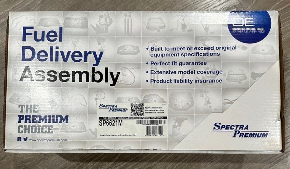 Conjunto de bomba de combustible Spectra SP6621M para Chevrolet Impala 2008-2011 Foto 2 de 3