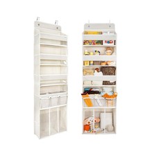 Door Hanging Storage Organizer,with 3 Bins 1 Movable Baby Diaper Caddy,1 Larg...
