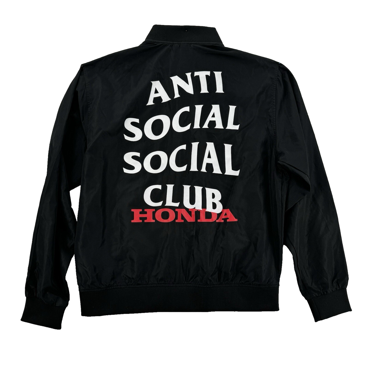 Anti Social Social Club X Honda Bomber Jacket Lightweight Full Zip