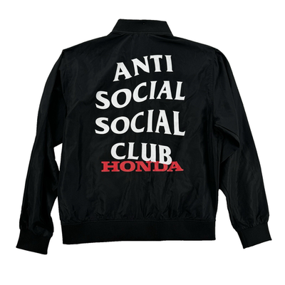 Anti Social Social Club X Honda Bomber Jacket Lightweight Full Zip