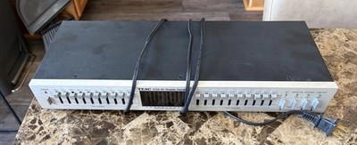 Teac EQA-10 Graphic Equalizer w/ Spectrum Display Vintage TESTED WORKING