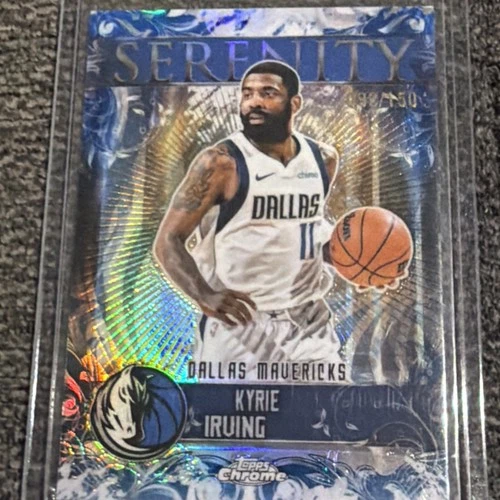 2025 Topps Chrome Kyrie Irving Refractors Teal (RAW)
