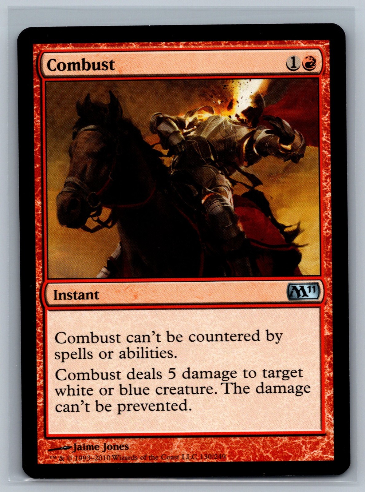 Magic The Gathering Magic 2011 Combust #130/249 MTG TCG CCG M11