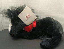 Wells Fargo Legendary Al The Black Horse Stuffed Animal Plush