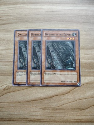 Yu-Gi-Oh! - Dweller In The Depths 3x - Full Playset Of Cards - FOTB-EN028