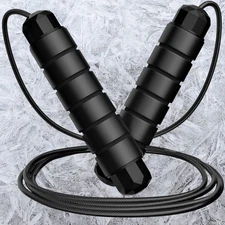 Jump Rope Tangle-Free Rapid Speed Jumping Rope Cable with Ball Bearings for all