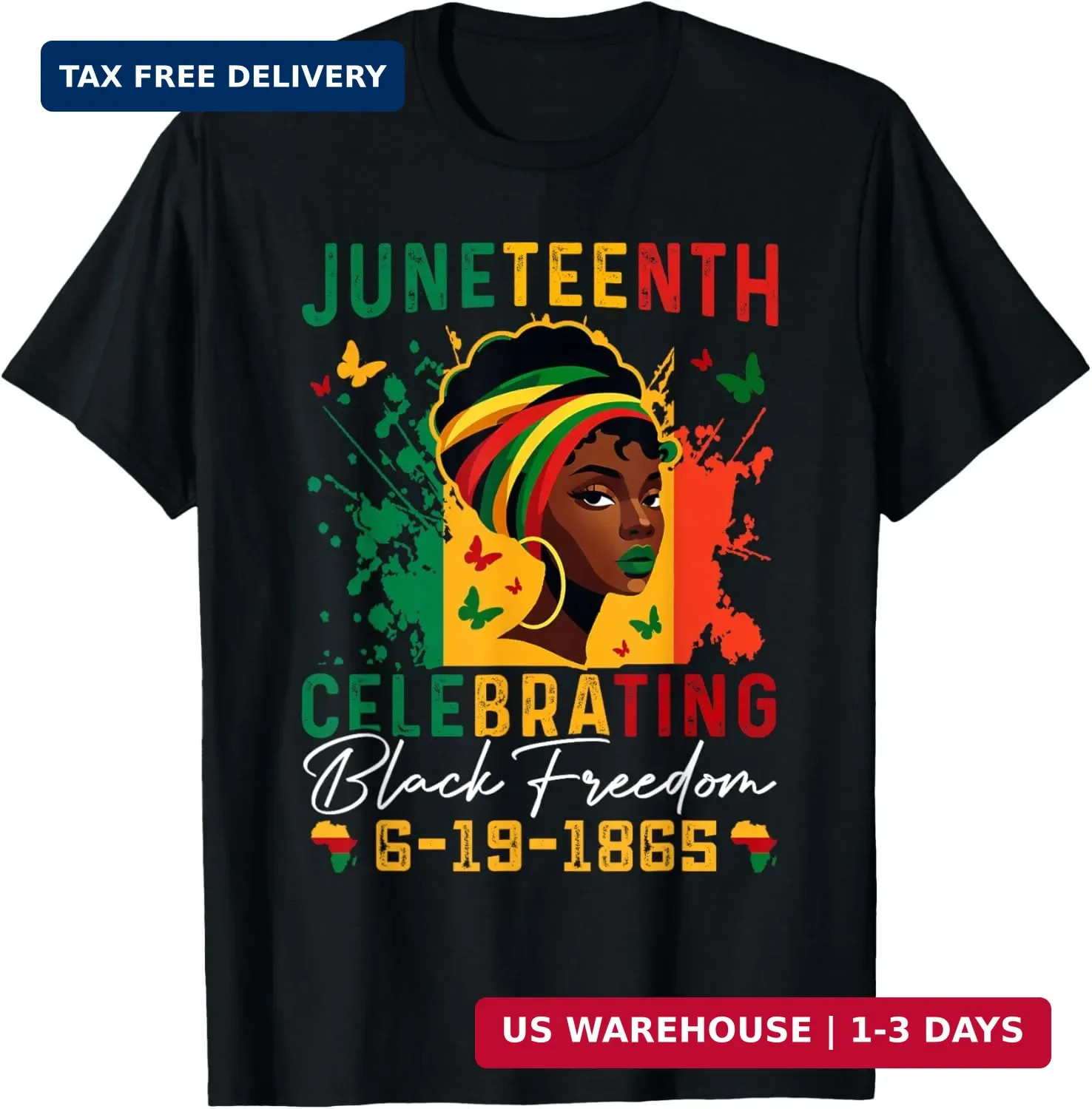 Juneteenth Celebrating Black Freedom Juneteenth 1865 T-Shirt
