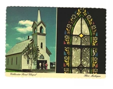 Coldwater Rd Chapel Flint MI vintage postcard unposted