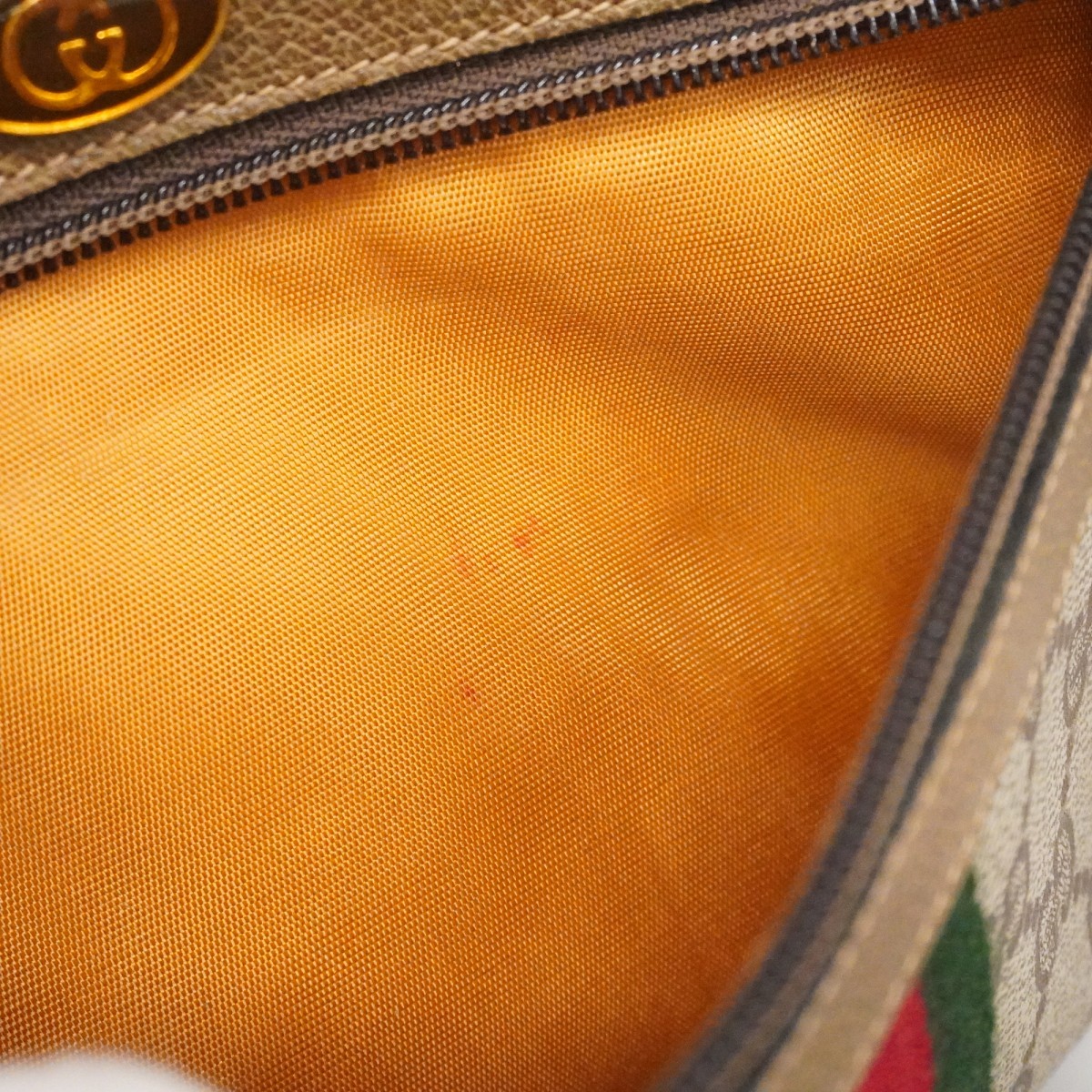 Gucci Jackie GG Canvas Shoulder Bag Brown Gold Leather thumbnail 19