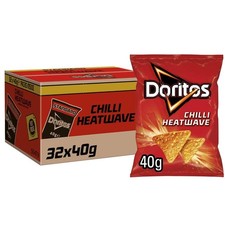 Doritos Chilli Heatwave Tortilla Chips 40g x 32 Pack