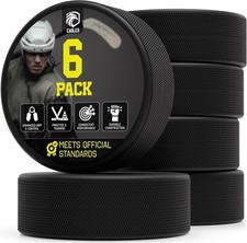 Ice Hockey Pucks or 50 Pack | High Grade Pucks Official Regulation Weight & 6