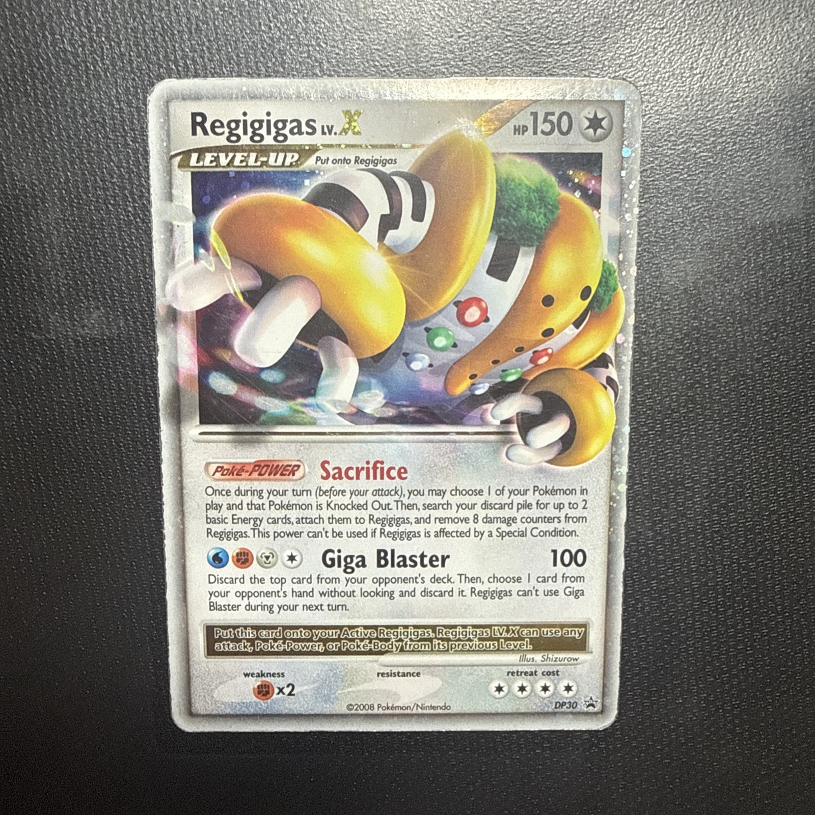 Nintendo Regigigas LV.X Pokemon Promos DP30 2008 Holo Promo 150 HP English