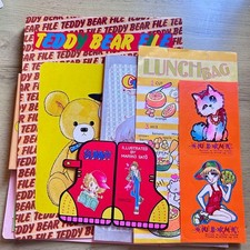 Kawaii Stationery Lot Notepad Stickers Fancy Retro Japanese Stationery