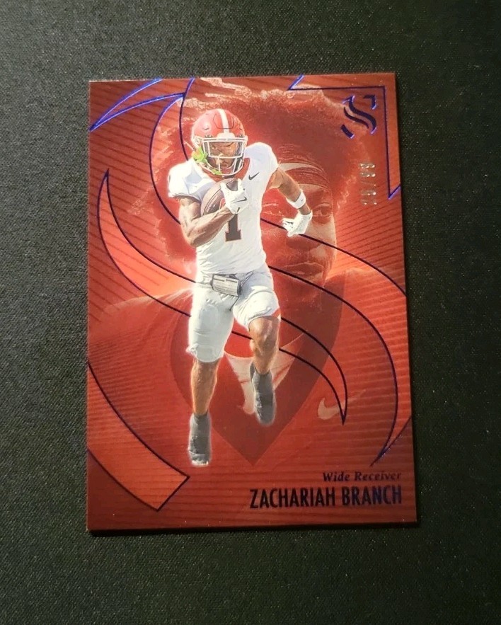 2025 Panini Silhouette Zachariah Branch Rc Usc /99 #18 Blue