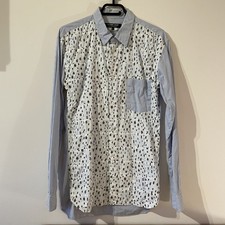 Comme Des Garcons Patchwork Shirt Medium Large Slim Fit