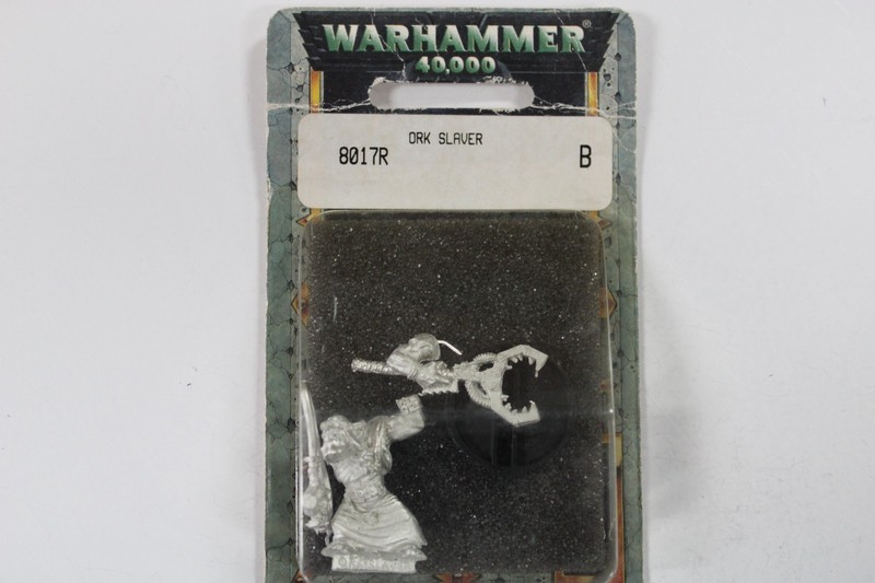 Warhammer 40K Orks Ork OOP Metal Ork Slaver Blister 72926 D