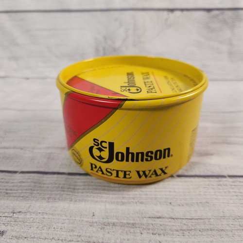 SC Johnson Paste Wax Original Formula Tin Wood Floor Furniture Polish