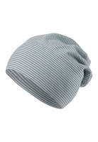 Sterntaler Gots Beanie Ringel - Bio-BabymüTze Gestreift Graublau Gr.