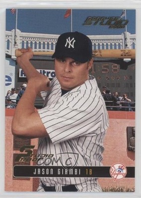 2003 Donruss Studio Studio Proof 24/100 Jason Giambi #57 no9