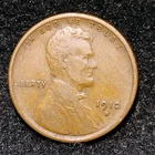 1912 S ~ LINCOLN WHEAT CENT ~ CH F