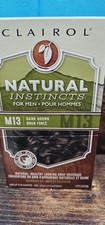 CLAIROL Natural Instincts For Men  M13 Dark Brown Haircolor Kit  Dye Hair Mens