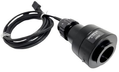 Olympus U-TV1X C-Mount Adapter, U-CMAD3 Low Profile Flange & Camera