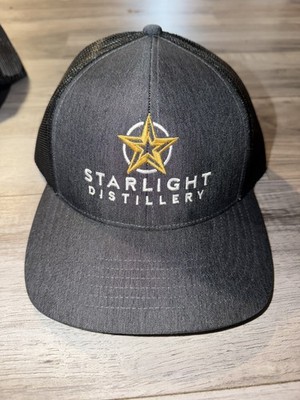 NEW Starlight Indiana Distillery Hat Adult Snapback Mesh Cap Bourbon Whiskey