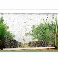 hygger Bubble Curtain Wall Aquarium Air Stone Kit, Fish Tank Air Bubbler Diss...