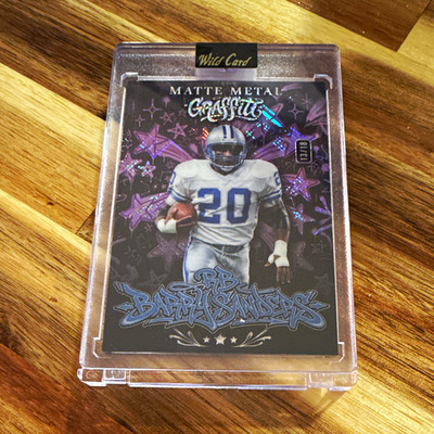 Wild Card 2026 Matte Metal Graffiti Barry Sanders  Numbered 13/18