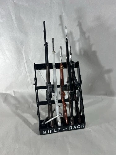 Vintage HASBRO G.I. Joe Action Man RIFLE RACK With Guns Rifles