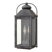 AußEnwandlampe E14 IP44 45,1 Cm Hoch Glas Aluminium Vintage AußEn Leuchte Wand