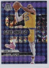 2024 Panini Mosaic Give and Go Fluorescent Purple Prizm 88/175 LeBron James 1t2r