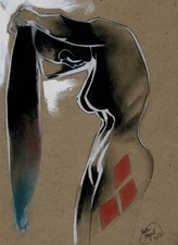 Harlequinn, Art~Print: 11 by 14 Print Art by Shelton Bryant